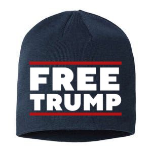 Free Trump Free Donald Trump I Stand With Trump Sustainable Beanie