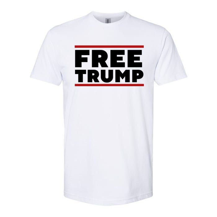 Free Trump Free Donald Trump I Stand With Trump Softstyle CVC T-Shirt