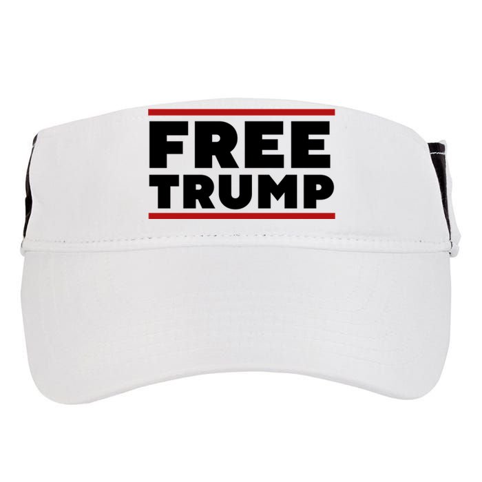 Free Trump Free Donald Trump I Stand With Trump Adult Drive Performance Visor