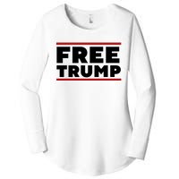 Free Trump Free Donald Trump I Stand With Trump Women's Perfect Tri Tunic Long Sleeve Shirt