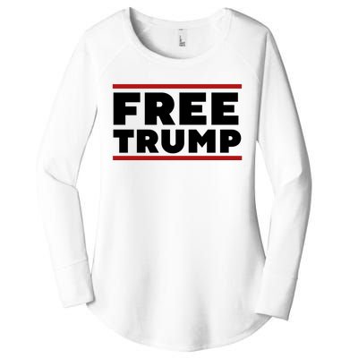 Free Trump Free Donald Trump I Stand With Trump Women's Perfect Tri Tunic Long Sleeve Shirt