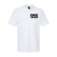 Free Trump Free Donald Trump I Stand With Trump Softstyle Adult Sport Polo