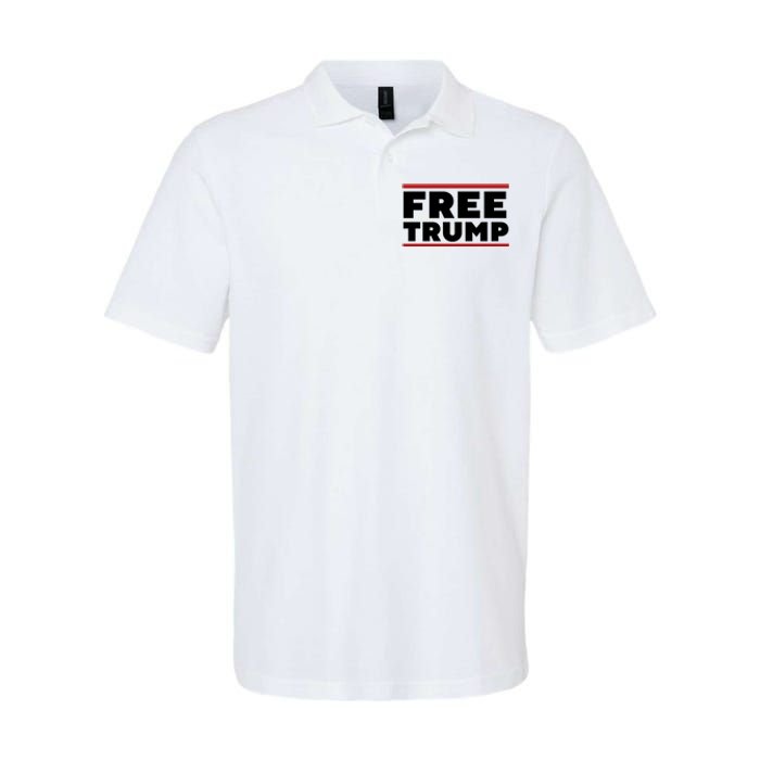 Free Trump Free Donald Trump I Stand With Trump Softstyle Adult Sport Polo