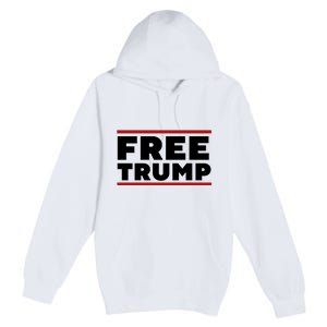 Free Trump Free Donald Trump I Stand With Trump Premium Pullover Hoodie