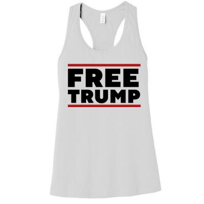 Free Trump Free Donald Trump I Stand With Trump Women's Racerback Tank