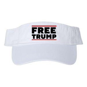 Free Trump Free Donald Trump I Stand With Trump Valucap Bio-Washed Visor