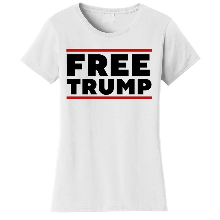 Free Trump Free Donald Trump I Stand With Trump Women's T-Shirt