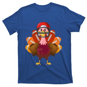 Funny Thanksgiving Funny Football Sports Turkey Gift T-Shirt