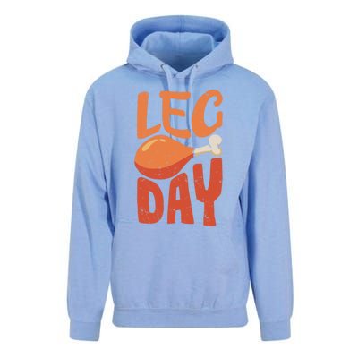 Funny Thanksgiving Funny Quote Leg Day Gift Unisex Surf Hoodie