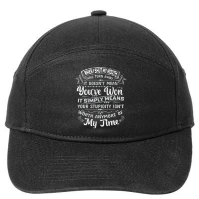 Funny T 7-Panel Snapback Hat