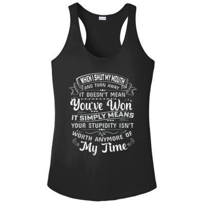 Funny T Ladies PosiCharge Competitor Racerback Tank