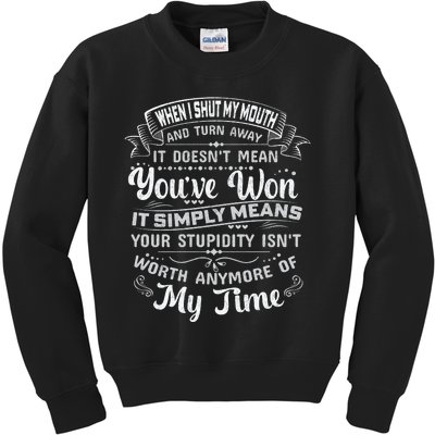 Funny T Kids Sweatshirt