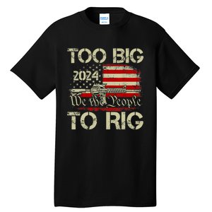 Funny Trump Funny Too Big To Rig Trendy Tall T-Shirt