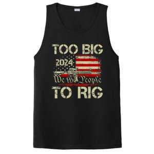 Funny Trump Funny Too Big To Rig Trendy PosiCharge Competitor Tank