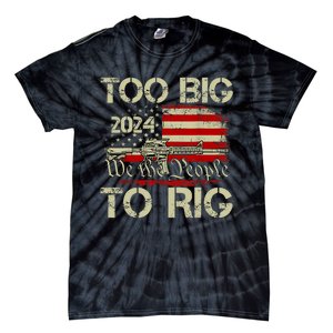 Funny Trump Funny Too Big To Rig Trendy Tie-Dye T-Shirt