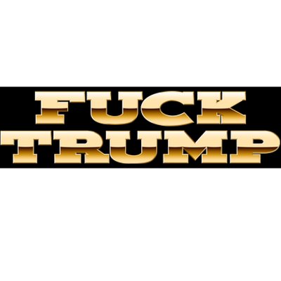 FUCK TRUMP Bumper Sticker