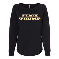 FUCK TRUMP Womens California Wash Sweatshirt