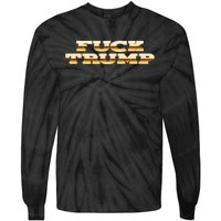 FUCK TRUMP Tie-Dye Long Sleeve Shirt