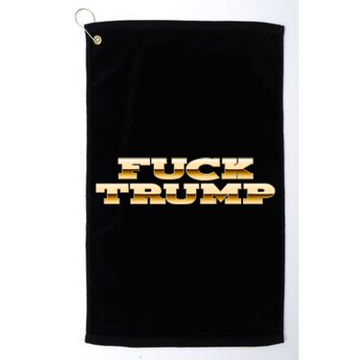 FUCK TRUMP Platinum Collection Golf Towel