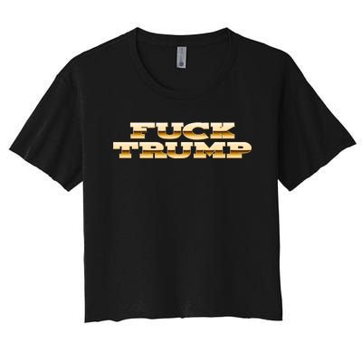 FUCK TRUMP Women's Crop Top Tee