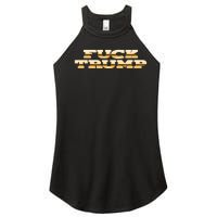 FUCK TRUMP Women's Perfect Tri Rocker Tank