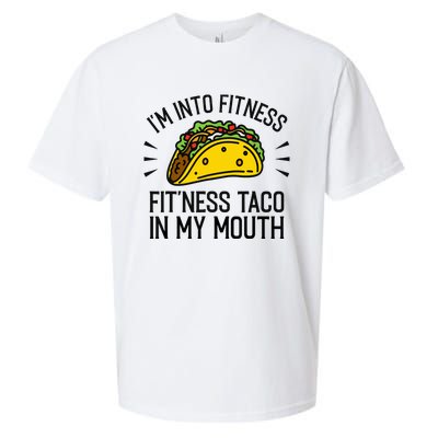 Funny Taco, Fitness Taco, Taco Lover Sueded Cloud Jersey T-Shirt