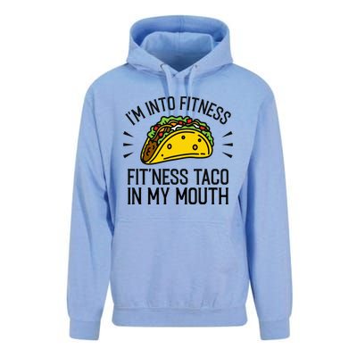 Funny Taco, Fitness Taco, Taco Lover Unisex Surf Hoodie