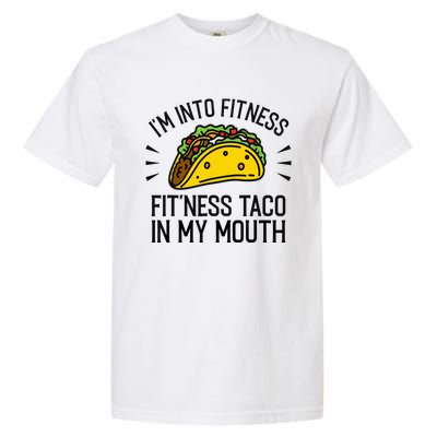 Funny Taco, Fitness Taco, Taco Lover Garment-Dyed Heavyweight T-Shirt