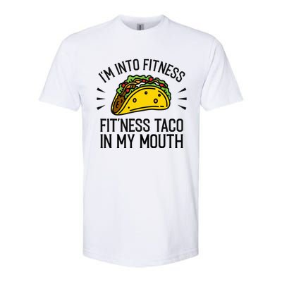 Funny Taco, Fitness Taco, Taco Lover Softstyle CVC T-Shirt