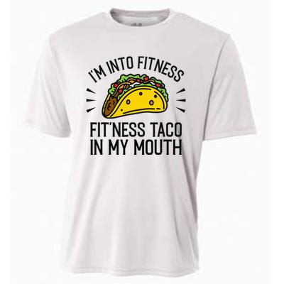 Funny Taco, Fitness Taco, Taco Lover Cooling Performance Crew T-Shirt