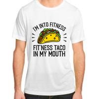 Funny Taco, Fitness Taco, Taco Lover Adult ChromaSoft Performance T-Shirt