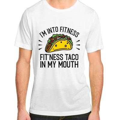 Funny Taco, Fitness Taco, Taco Lover Adult ChromaSoft Performance T-Shirt