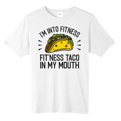 Funny Taco, Fitness Taco, Taco Lover Tall Fusion ChromaSoft Performance T-Shirt