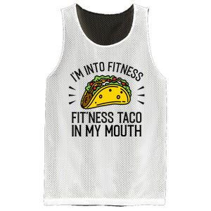 Funny Taco, Fitness Taco, Taco Lover Mesh Reversible Basketball Jersey Tank