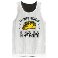 Funny Taco, Fitness Taco, Taco Lover Mesh Reversible Basketball Jersey Tank