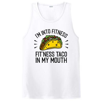 Funny Taco, Fitness Taco, Taco Lover PosiCharge Competitor Tank