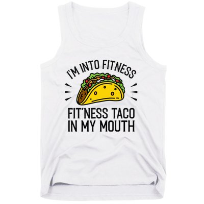 Funny Taco, Fitness Taco, Taco Lover Tank Top