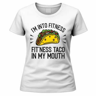 Funny Taco, Fitness Taco, Taco Lover Women's T-Shirt