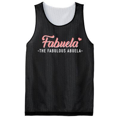 Fabuela The Fabulous Abuela Grandma Mesh Reversible Basketball Jersey Tank