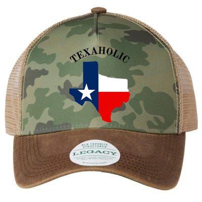 Funny Texaholic Legacy Tie Dye Trucker Hat