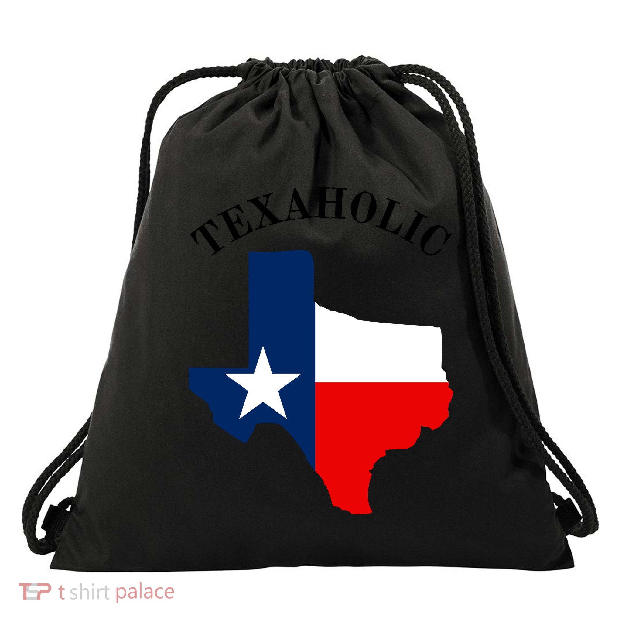 Funny Texaholic Drawstring Bag