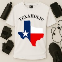 Funny Texaholic Performance Shirt