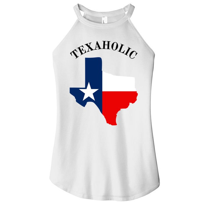 Funny Texaholic Women's Perfect Tri Rocker Tank