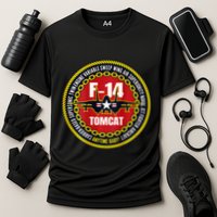 F14 Tomcat Fighter Jet Military Aircraft Design Performance Shirt