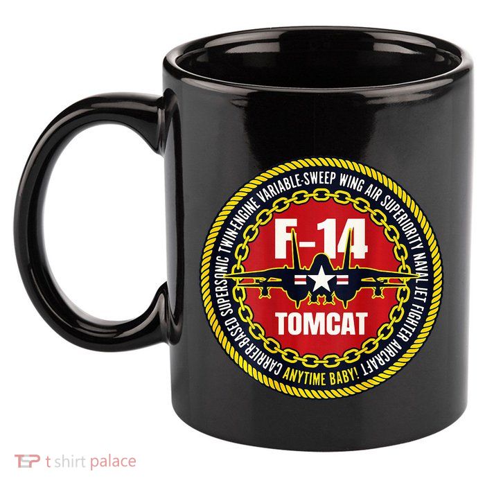 F14 Tomcat Fighter Jet Military Aircraft Design 11oz C Handle Ceramic Mug
