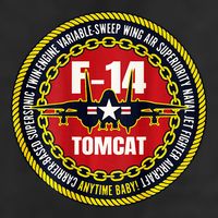 F14 Tomcat Fighter Jet Military Aircraft Design 25L Jumbo Tote
