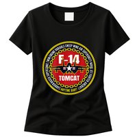 F14 Tomcat Fighter Jet Military Aircraft Design Womens T-Shirt
