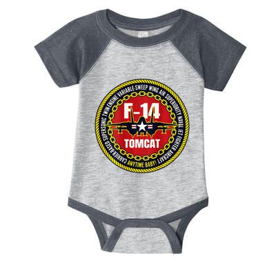 F14 Tomcat Fighter Jet Military Aircraft Design Infant Baby Jersey Bodysuit