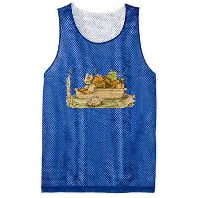 Frog & Toad Fishing Vintage Classic Book Frog Mesh Reversible Basketball Jersey Tank