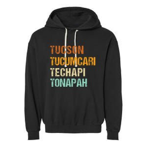 Funny Tourist Garment-Dyed Fleece Hoodie